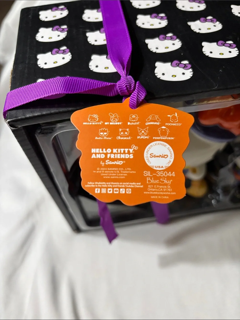 Hello Kitty Halloween Mug &   Figurine Set Hand Crafted/Painted 2024 By Sanrio